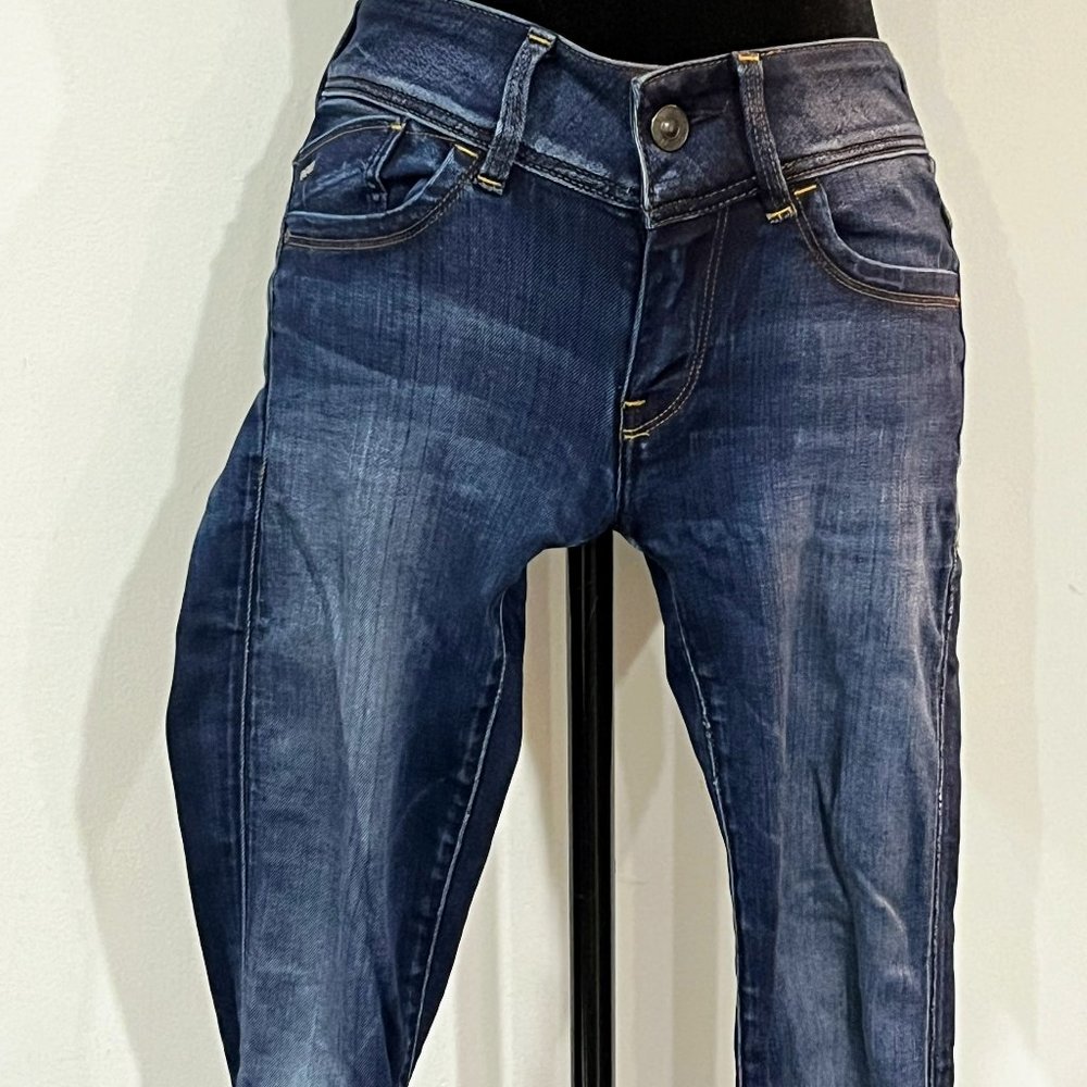 G-Star Raw Lynn skinny jeans, Size 25 - Medium/Dark Wash